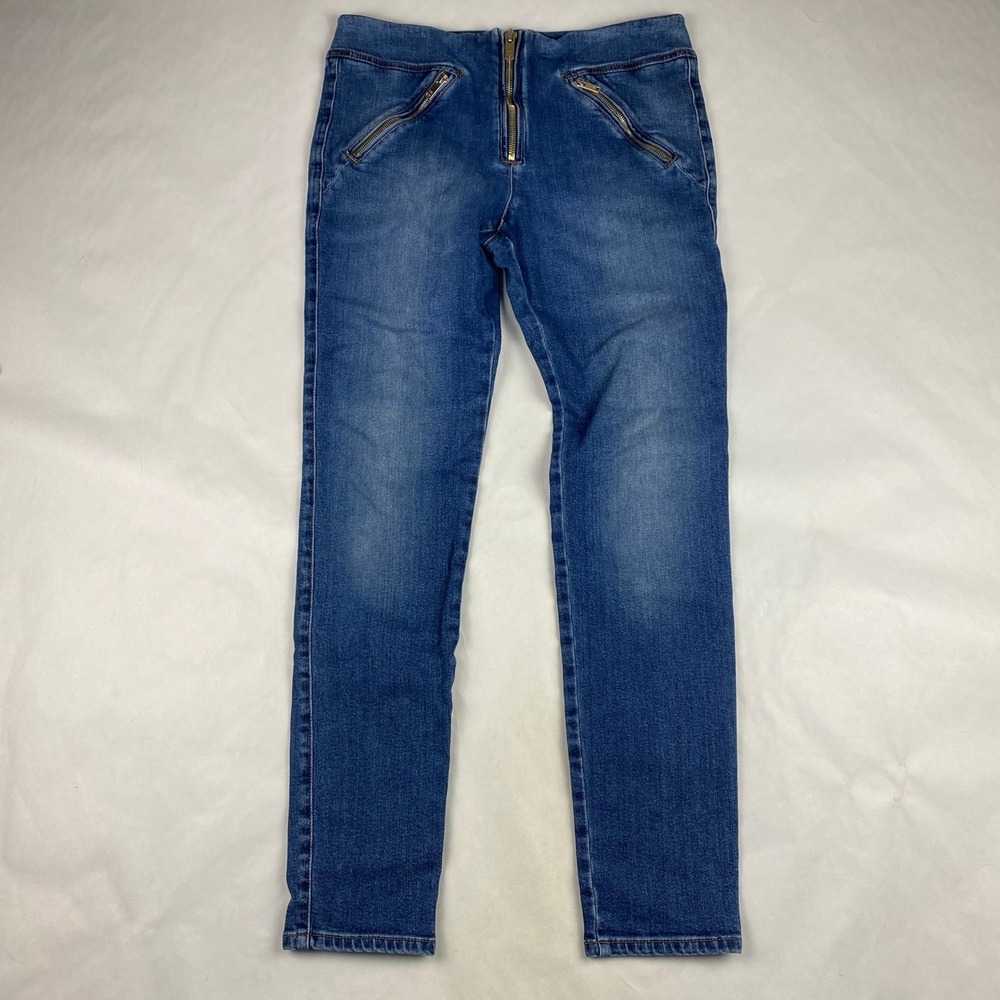 Sonia Rykiel Jeans‎ Women's Size EU 42 Blue Skinny Zipper